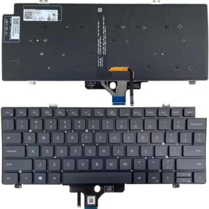  Keyboard for DELL Latitude 7420 7410 5420 Computer 0CVGNH PK132UG2A00 with Backlight Black (7410 Backlight)  